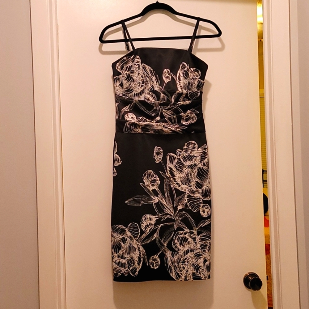 NWT White House Black Market satin dress
